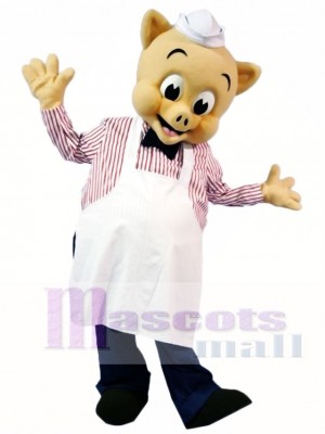 Koch Schwein Piggly Maskottchen Kostüme Tier