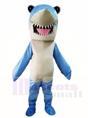 Blaues Hai Maskottchen Kostüm Meer Ozean