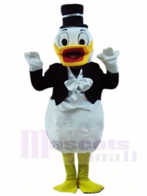Hochzeit Donald Duck in Smoking Maskottchen Kostüm Karikatur