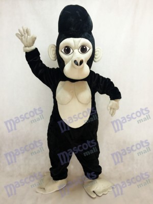 Schwarz Silverback Gorilla Maskottchen Kostüm Tier