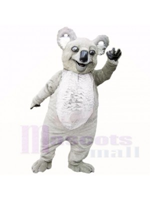 Lächelnd Grau Leicht Koala Maskottchen Kostüme Karikatur