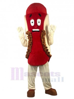 Hotdog maskottchen kostüm