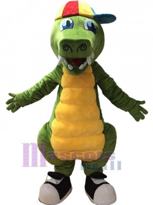Krokodil maskottchen kostüm