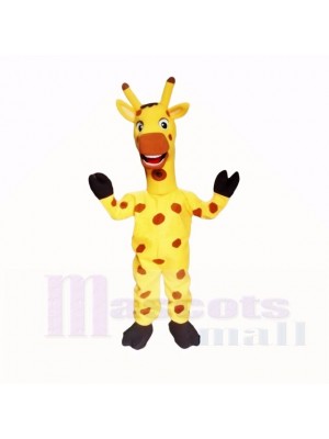 Gelb Freundlich Leicht Giraffe Maskottchen Kostüme Karikatur