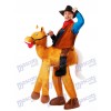 Piggyback Pony Pferd Carry Me Ride Pferd Maskottchen Kostüm