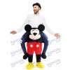 Huckepack Mickey Mouse Carry Me Ride Maus Maskottchen Kostüm