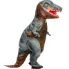 Grau T-Rex Tyrannosaurus Dinosaurier Aufblasbar Kostüm Schick Kleid oben Kostüm zum Erwachsene