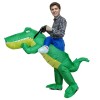 Krokodil Alligator Tragen mich Reiten auf Aufblasbar Kostüm Halloween Weihnachten zum Erwachsener/Kind