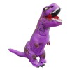 Lila Tyrannosaurus T-Rex Dinosaurier Aufblasbar Kostüm Halloween Weihnachten zum Erwachsener/Kind