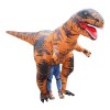 Super T-Rex Dinosaurier Aufblasbar Kostüm Tyrannosaurus Halloween Weihnachten Bodysuit zum Erwachsener/Teenager/Kind