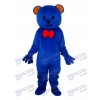 Blaues Teddybär Maskottchen erwachsenes Kostüm Tier