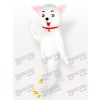 Rosa Ohren Kitty Katze Weiß Maskottchen Kostüm für Erwachsene