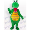 Grünes Krokodil Tier Maskottchen Kostüm für Erwachsene