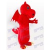 Red Stegosaurus Maskottchen Kostüm für Erwachsene