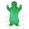 Grünes chinesisches Dinosaurier erwachsenes Maskottchen Kostüm Tier