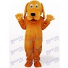 Brauner Hund mit großen Mund Tier Maskottchen Kostüm