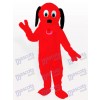 Feuerroter Hund Maskottchen Kostüm für Erwachsene