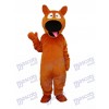 Brown Hund Maskottchen erwachsenes Kostüm Tier