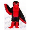 Schwarzes langes Haar Adler Maskottchen Kostüm für Erwachsene