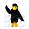 Schwarzes Eagle Maskottchen erwachsenes Kostüm Tier