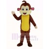 Braun Affe Maskottchen Kostüm Erwachsene