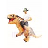 Brauner Tyrannosaurus T-Rex aufblasbar Trag mich Fahrt auf Kostüm