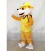 Englische Bulldogge Welpen Pfote Patrol Schutt Maskottchen Kostüm Gelber Hund