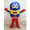 Despicable Me Minions Captain America Maskottchen Kostüm Fancy Dress Outfit