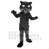 Schwarz Panther mit Lange Bart Maskottchen Kostüm Tier