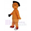 Basketball Mann maskottchen kostüm