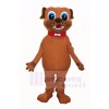 Braun Hündchen Hund Maskottchen Kostüm Karikatur