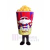 Komisch Popcorn Maskottchen Kostüm Karikatur