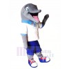 Niedlich Sport Delfin Maskottchen Kostüm Karikatur