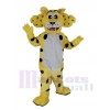 Komisch Gelb Gepard Maskottchen Kostüm