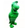 Niedlich Grün Dinosaurier T-Rex Maskottchen Kostüm Karikatur