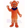 Orange Teddy Bär Maskottchen Kostüm