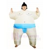 Blaue japanische Fat Man Sumo aufblasbare Halloween Weihnachts kostüme für Erwachsene