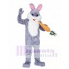 Ostern Deluxe Grau Hase Maskottchen Kostüm