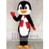 Pinguin mit roten und weißen Schal Maskottchen Kostüme Ozean