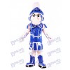 Blau Spartan Trojan Ritter Sparty Maskottchen Kostüm