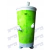 Green Sippy Cup Getränke Tumbler Maskottchen Kostüm Lebensmittel
