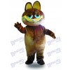 Brown Katze Cartoon Maskottchen Erwachsenen Kostüm Tier