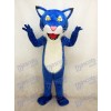 Erwachsener Königsblau Fierce Wildcat Maskottchen Kostüm