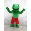 Neuer grüner Frosch mit roten Shorts Maskottchen Kostüm Tier