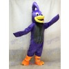 Lila Roadrunner Maskottchen-Kostüm Tier Vogel