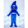 Wassertropfen Blau RainDrop Maskottchen Kostüm