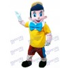 Pinocchio Maskottchen Kostüm Zeichentrickfilm Figur