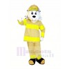 Sparky das Feuer Hund mit Khaki Bräunen Passen NFPA Maskottchen Kostüm