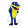 königlich Blau Krokodil Alligator Maskottchen Kostüm
