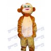 Glückliches Affe-Maskottchen-erwachsenes Kostüm-Tier